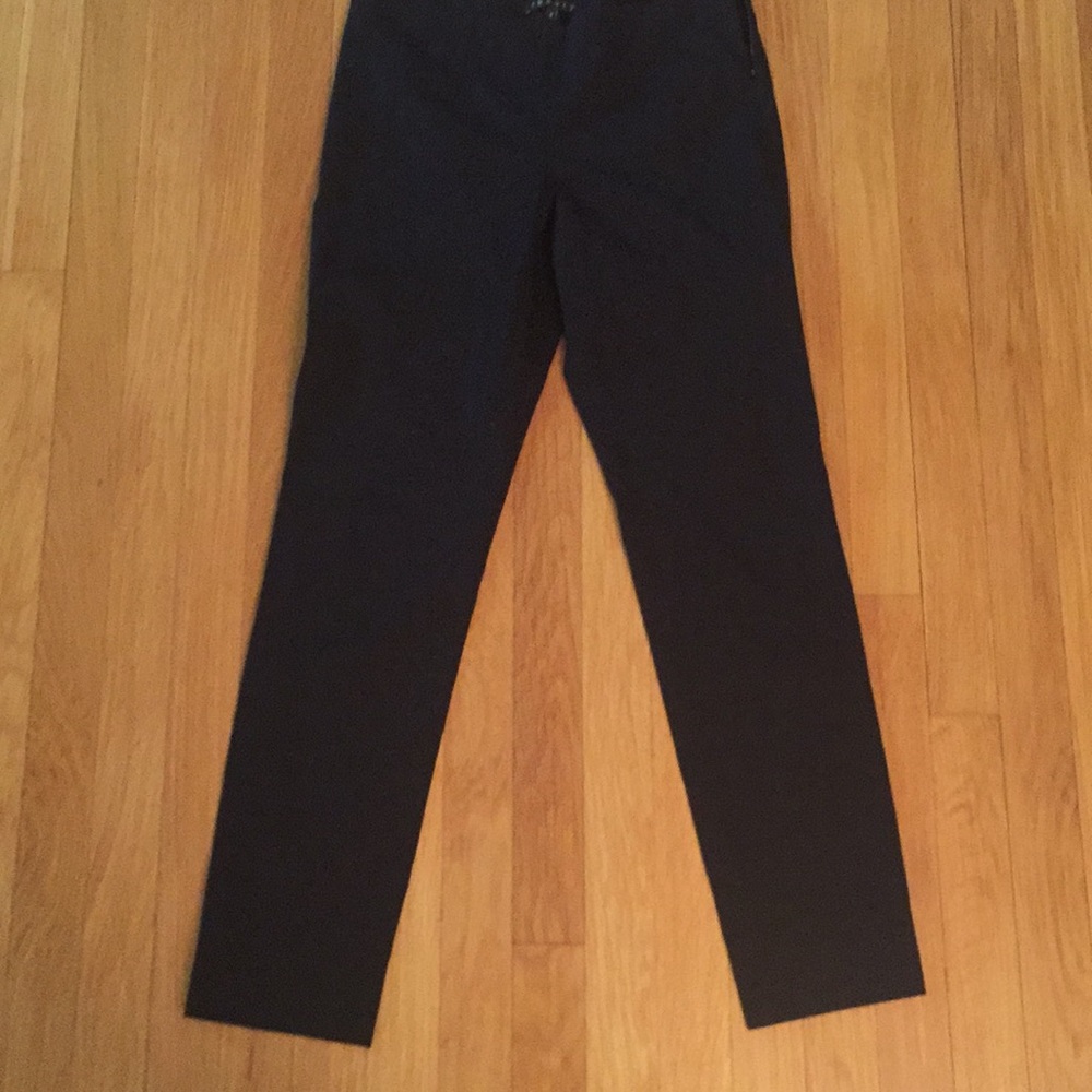 Theory black slim black pants. Size 2